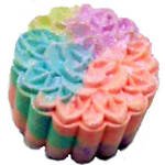2 ½“ x 1 ½“ Mooncake Press Bath Bomb